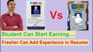 SBI Life Mitra Vs LIC Life Advisor  Gain Experience for your resume  Young Graduate [upl. by Etiuqal]