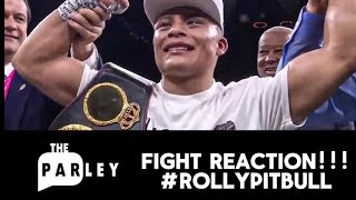 FIGHT REACTION  Pitbull vs Rolly [upl. by Azial]