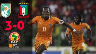 Ivory Coast 🇨🇮 30 Guinea Equatorial 🇬🇶 2012 afcon full match [upl. by Brawley]