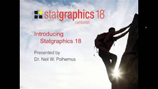 Statgraphics StatGallery [upl. by Emmye]