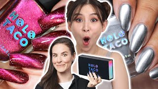 Testing Holo Taco Nail Polish by Simply Nailogical [upl. by Anitsrik]