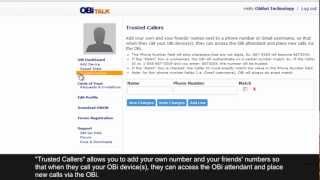 OBiTALK Web Portal Tour [upl. by Dedric]