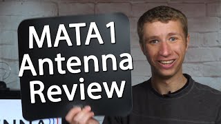 Mata1 Amplified Indoor HD TV Antenna Review quot250 Milesquot [upl. by Halik]