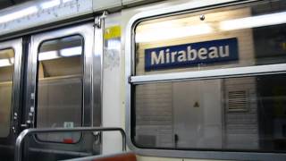 Station de métro Mirabeau Ligne 10 Paris [upl. by Ragse]