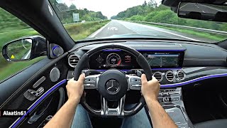 THE MERCEDES E63 S AMG EDITION 1 AUTOBAHN TEST DRIVE [upl. by Jodie]