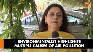 Environmentalist Highlights Multiple Causes of Air Pollution [upl. by Anilocin]