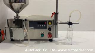 FT100 Tabletop Peristaltic Pump Liquid Filling Machine  Filler [upl. by Ocirema]