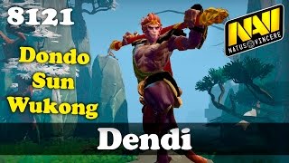 Dendi Monkey King  8121 MMR Dota 2 [upl. by Brozak]