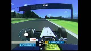 F1 2001 Ralf Schumacher OnBoard Imola  assettocorsa [upl. by Hannie55]