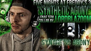 Vapor Reacts 595  FNAF SFM COLLAB FNAF 3 ANIMATION quotSynthetic Agonyquot by LordBlazoom REACTION [upl. by Nosa]