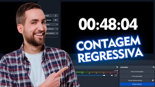 Como fazer contagem regressiva no OBS Studio [upl. by Suehtomit]