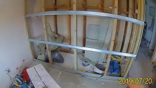 How I soundproofed a timber stud wall part 1 Installing the resilient bars [upl. by Lua]