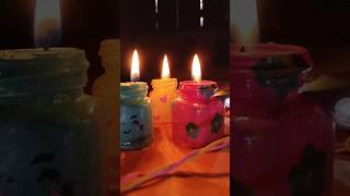 DIY Candle diycrafts youtubeshorts art candal [upl. by Nerrot173]