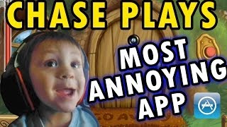 Chase Plays Most Annoying App Ever 2 Year Old Face Cam Do Not Disturb iOS Gameplay [upl. by Ykcir760]