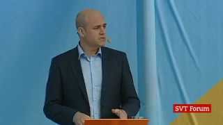 Almedalen 2012  Fredrik Reinfeldt M  Hela talet [upl. by Darbee]