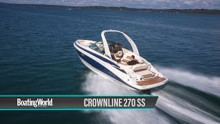 Crownline 270 SS – Boat Test [upl. by Kcirdahc524]