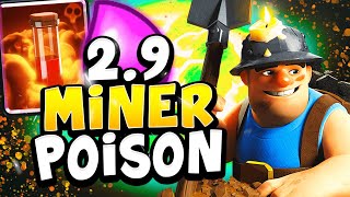 TOP PROS just created a TOXIC MINER POISON DECK 💀 — Clash Royale [upl. by Kcinnay327]