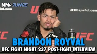 Brandon Royval Calls for Title Shot After Brandon Moreno Win  UFC Fight Night 237 [upl. by Odlo611]