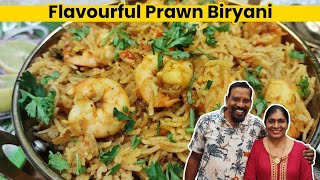 Flavourful PRAWN BIRYANI Recipe JHINGA BIRYANI  Easy SHRIMP BIRYANI [upl. by Giliana]