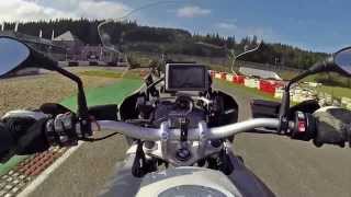 BMW R1200GS lc vs KTM Adventure 1190 R  karting Francorchamps [upl. by Anaert626]