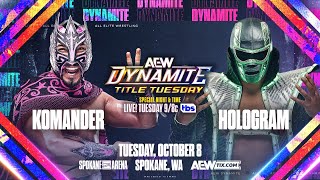 WWE 2K24 Komander Vs Hologram  AEW Dynamite Title Tuesday [upl. by Aneehsar699]