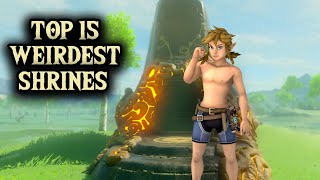 Top 15 Weirdest Shrines in Zelda Breath of the Wild [upl. by Scott765]