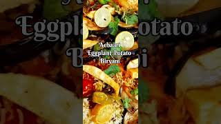 Delicious Aloo Baingan Fries ki Achari Biryani Potato Eggplant Fries Rice By Chef Knife Time🇵🇰yt [upl. by Nwavahs]