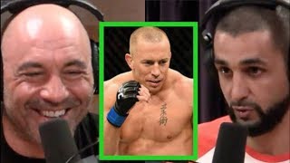 Joe Rogan  How GSP Prepares For A Fight [upl. by Llevra]