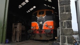 GM Loco No 146 startup  Downpatrick  6th May 2013 [upl. by Eetsirk258]