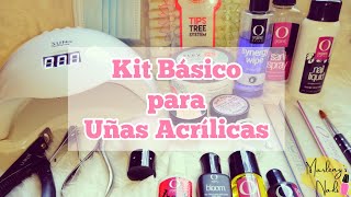 Kit Básico para Uñas Acrílicas  Principiantes [upl. by Aisad]