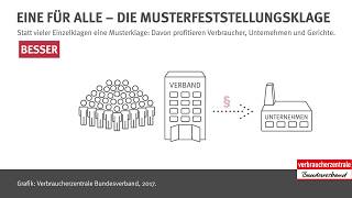 So funktioniert die Musterfeststellungsklage [upl. by Khano]