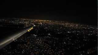 Aterrizaje nocturno en la Ciudad de H Matamoros Tamps [upl. by Stasny]