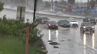 National City I5 Flooding amp Corvette Crash 03302024 [upl. by Mil180]