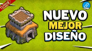 Diseño INCREÍBLE para Aldea AYUNTAMIENTO Nivel 8 en 2024 ✅ Clash of Clans  TH8 🚀 [upl. by Nauqe195]