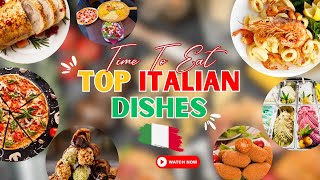 Incredible Top 8 Most Popular Italy Foods  Italy Street Foods  Traditional Italian Cuisine [upl. by Buffy]