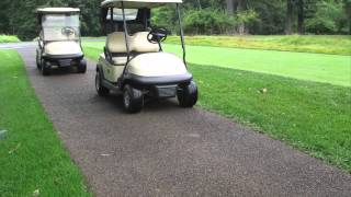 Keswick Hall Porous Pave Cart Path [upl. by Ahsehyt]