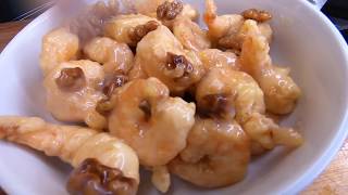 COMIDA CHINACAMARONES DULCESHONEY WALNUT SHRIMP [upl. by Hsuk]