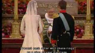 Frederik amp Mary of Denmarks Wedding Vows [upl. by Cody614]