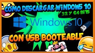 COMO DESCARGAR WINDOWS 10 PRO 32 Y 64 BITS GRATIS  ACTUALIZADO 2018 [upl. by Einahpit]