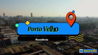 Sobrevoando a cidade de Porto Velho  Rondônia  Brasil  Parte 1 [upl. by Aketahs]