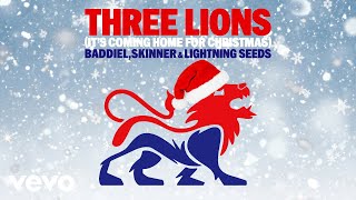 Three Lions Its Coming Home for Christmas Official Visualiser [upl. by Alemahs775]