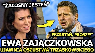 EWA ZAJĄCZKOWSKA UJAWNIŁA KOMPROMITUJĄCĄ PRAWDĘ O TRZASKOWSKIM I SIKORSKIM [upl. by Beore828]