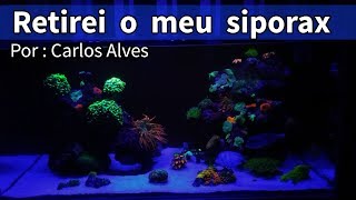 Aquário marinho retirei o siporax  Por Carlos Alves [upl. by Grenville212]