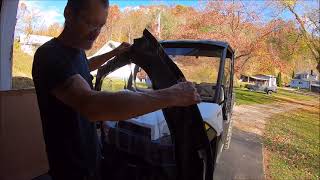 2005 polaris 570 ranger diy doors part 1 [upl. by Afnin796]