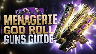 Destiny 2 The Ultimate God Roll Menagerie Weapons Guide Austringer Beloved Imperial Decree [upl. by Iatnwahs]