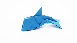 ORIGAMI DOLPHIN Jo Nakashima [upl. by Spatz375]