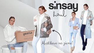 HAUL SINSAY  MIERZYMY ZIMOWE NOWOŚCI I HITY 🤍❄ TRY ON HAUL SINSAY [upl. by Kreg787]