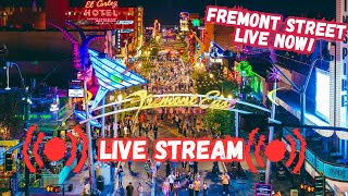 Las Vegas LIVE Stream NOW Fremont Street Vegas Live [upl. by North]