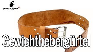 Gewichthebergürtel  Nutzen und richtige Handhabung [upl. by Ecneralc]