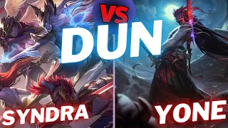 DUN  SYNDRA VS YONE  MID GAMEPLAY  Patch 1419  Season 14  LeagueofLegends [upl. by Ellehcram]